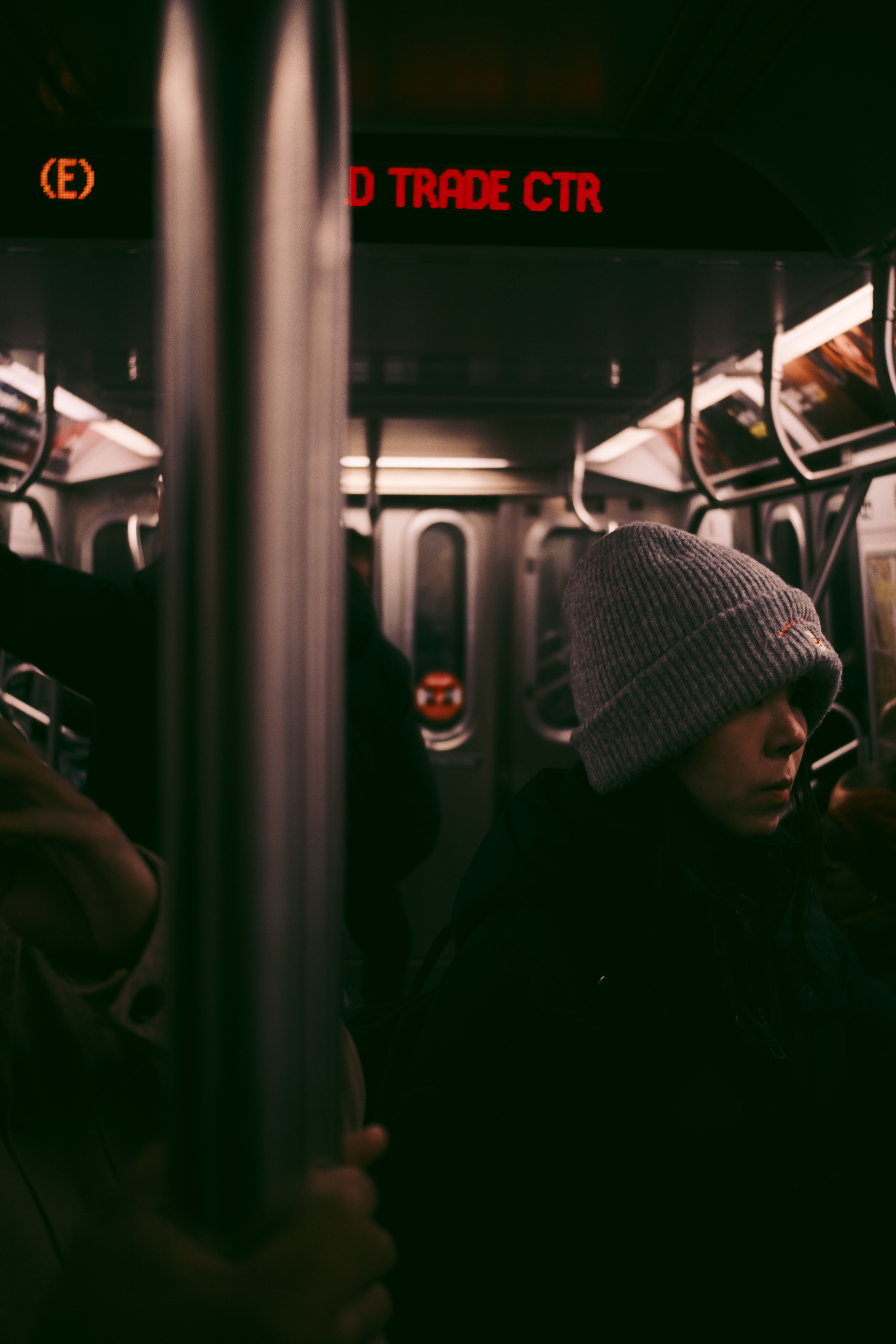 NYC subway rider