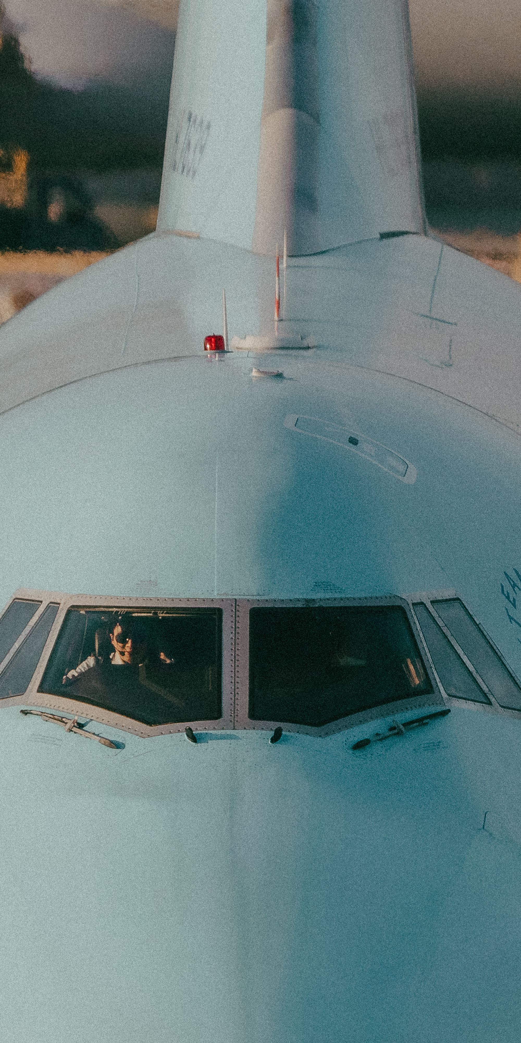 Cockpit nose shot