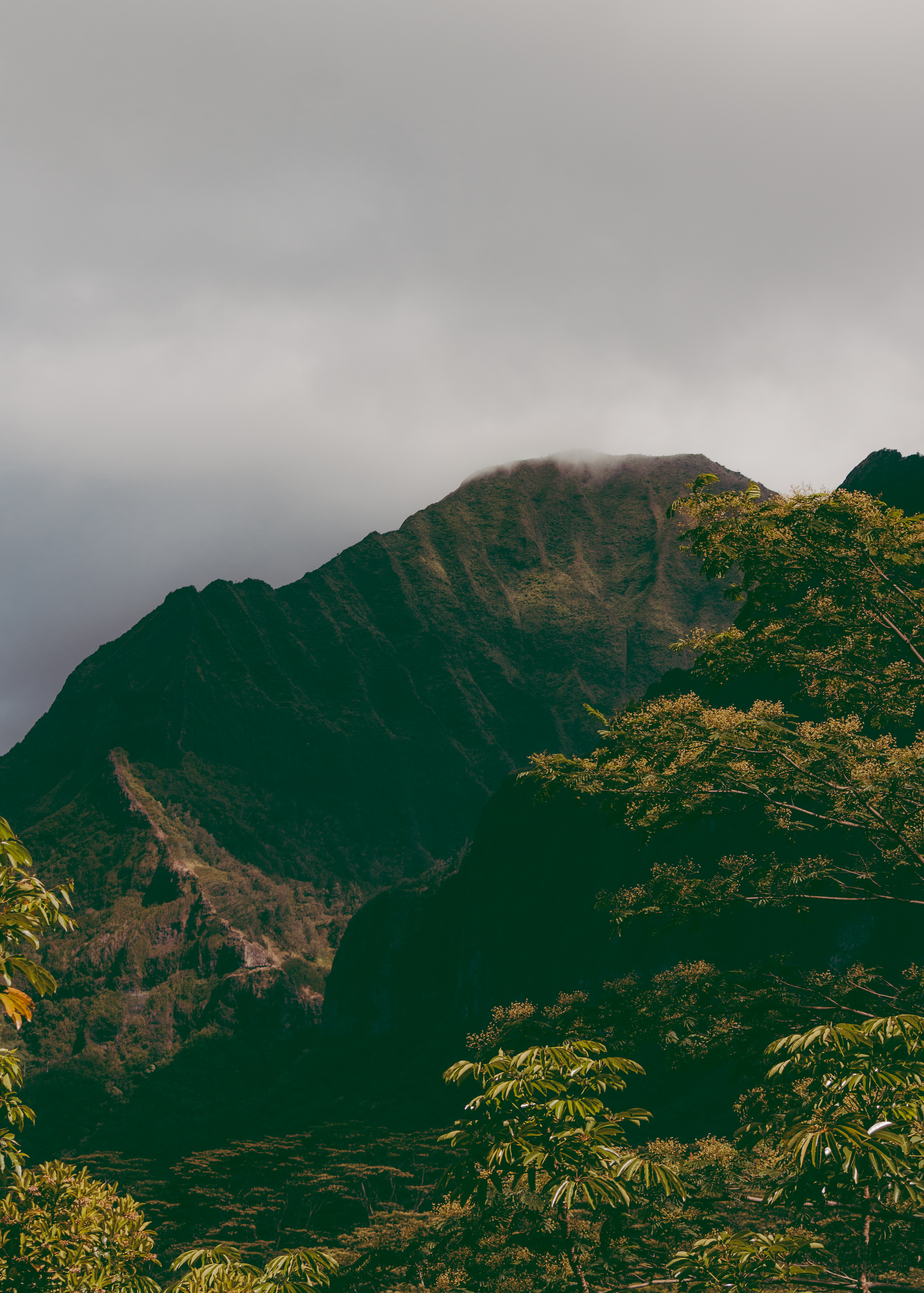 Kauai mountain clouds