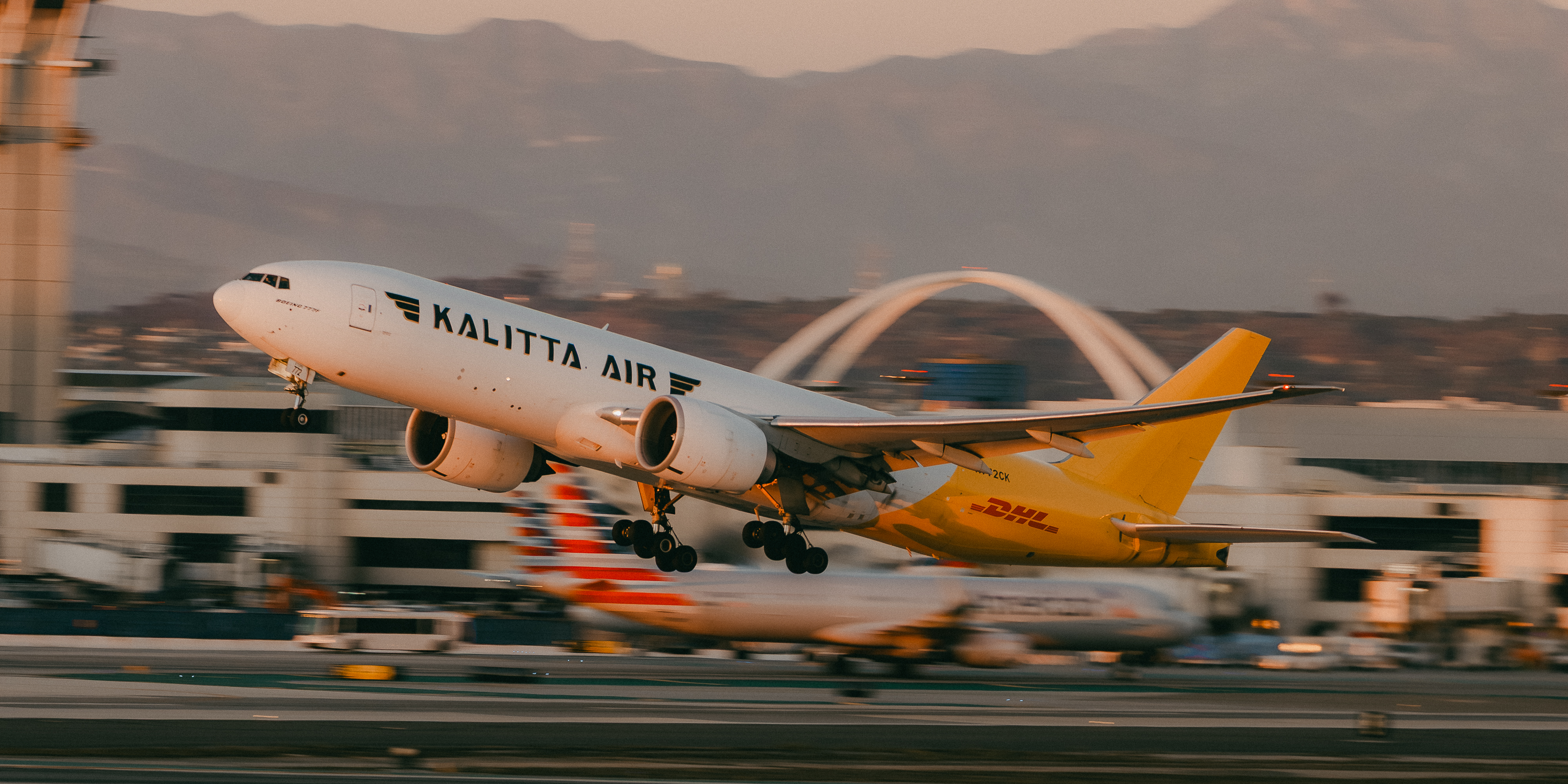 Kalitta Air 777 at LAX